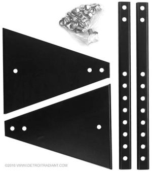 Detroit Radiant PH Series Mounting Bracket - Black