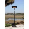 Fire Sense Black Powder Coated Steel Telescoping Electric Patio Heater - Image 2