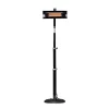 Fire Sense Black Powder Coated Steel Telescoping Electric Patio Heater