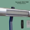 SunPak S34-TSR Two Stage Gas Patio Heater With Remote - Image 2