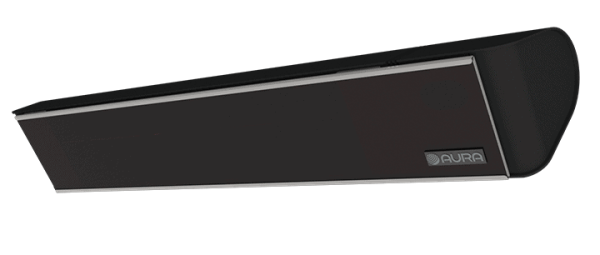 Aura Décor Series, Glass Patio Heater W/Bluetooth Control