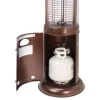 Round Glass Cylinder Liquid Propane Portable Patio Heater - Image 3