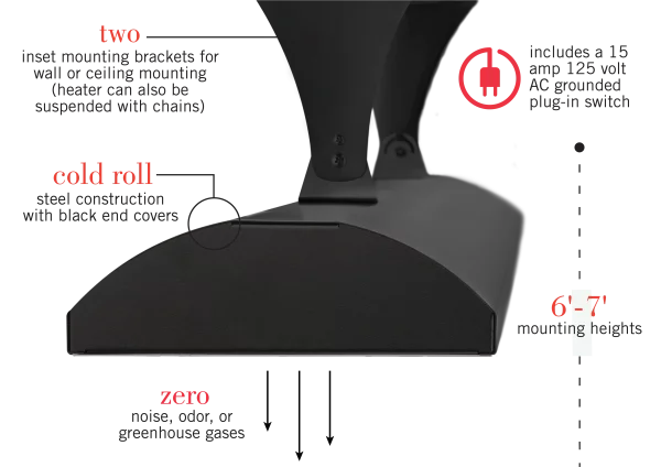 Infratech Comfort Garage Heater - Image 4