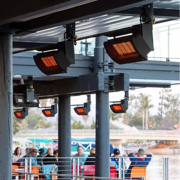 Bromic Platinum & Tungsten Gas Ceiling Mount Poles - Image 2