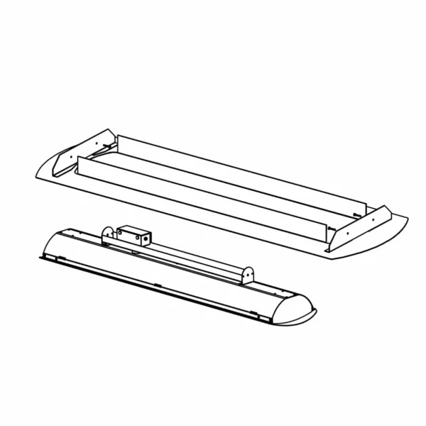 Bromic Tungsten Electric Heater Ceiling Recess Kit - Image 3