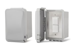 Infratech Surface Mount Duplex/Stack Switches With Weather Proof Cover For Exposed Exterior Areas