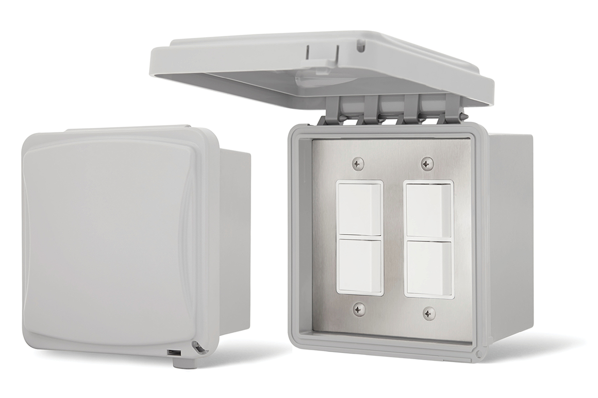Infratech Surface Mount Duplex/Stack Switches With Weather Proof Cover For Exposed Exterior Areas - Image 2