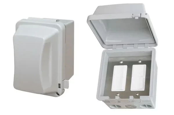 Infratech Duplex Switch - Single/Dual Gang SURFACE MOUNT With Weather Cover Single or Double